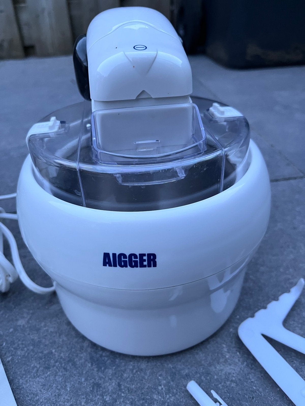 Aigger Ice Cream Maker AIM 5405 - Zelf ijs maken, Ophalen of Verzenden, Zo goed als nieuw