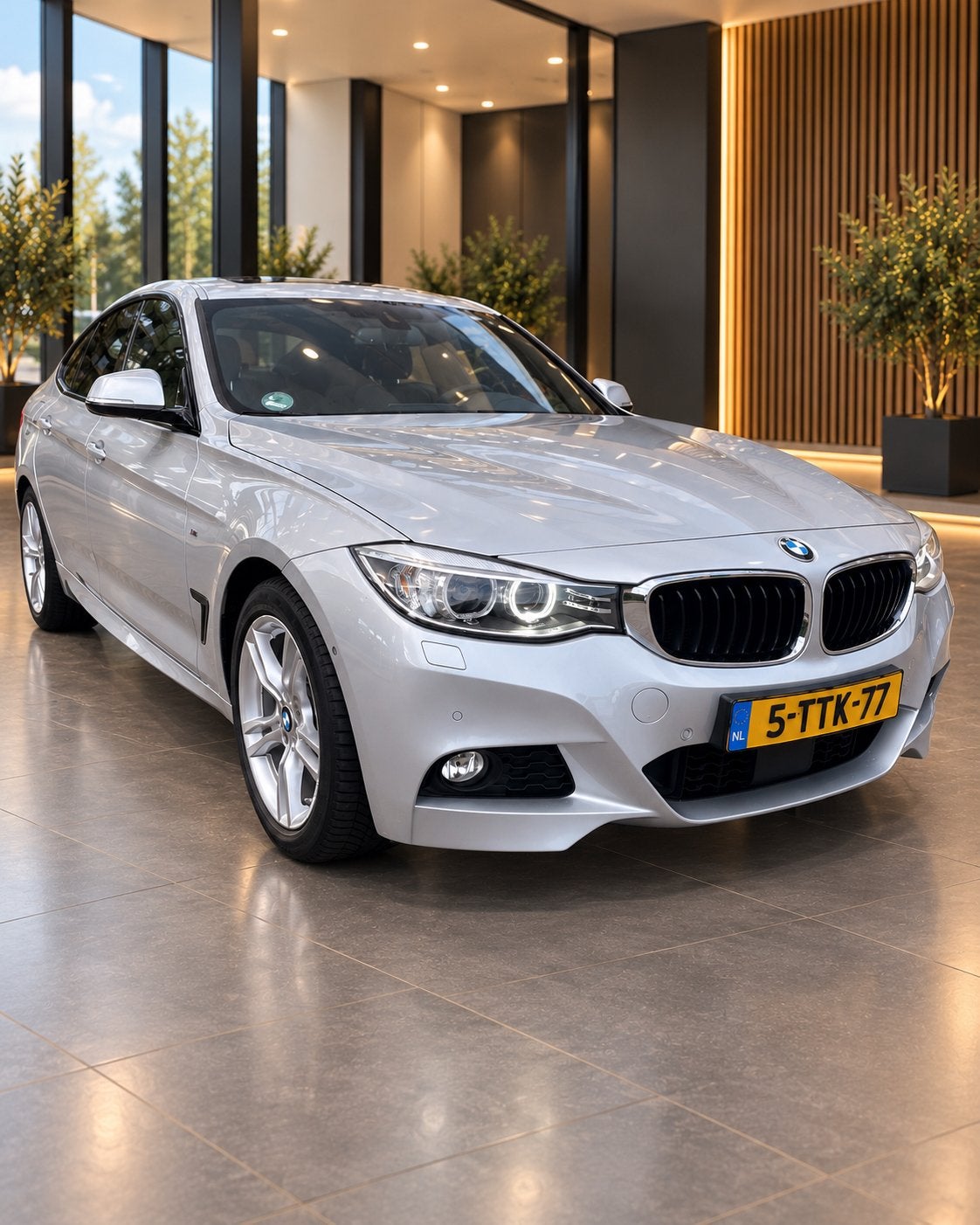 BMW 3-Serie GT 320I Aut8 2014 Grijs, Auto's, Achterwielaandrijving, 4 cilinders, Particulier, 84 €/maand