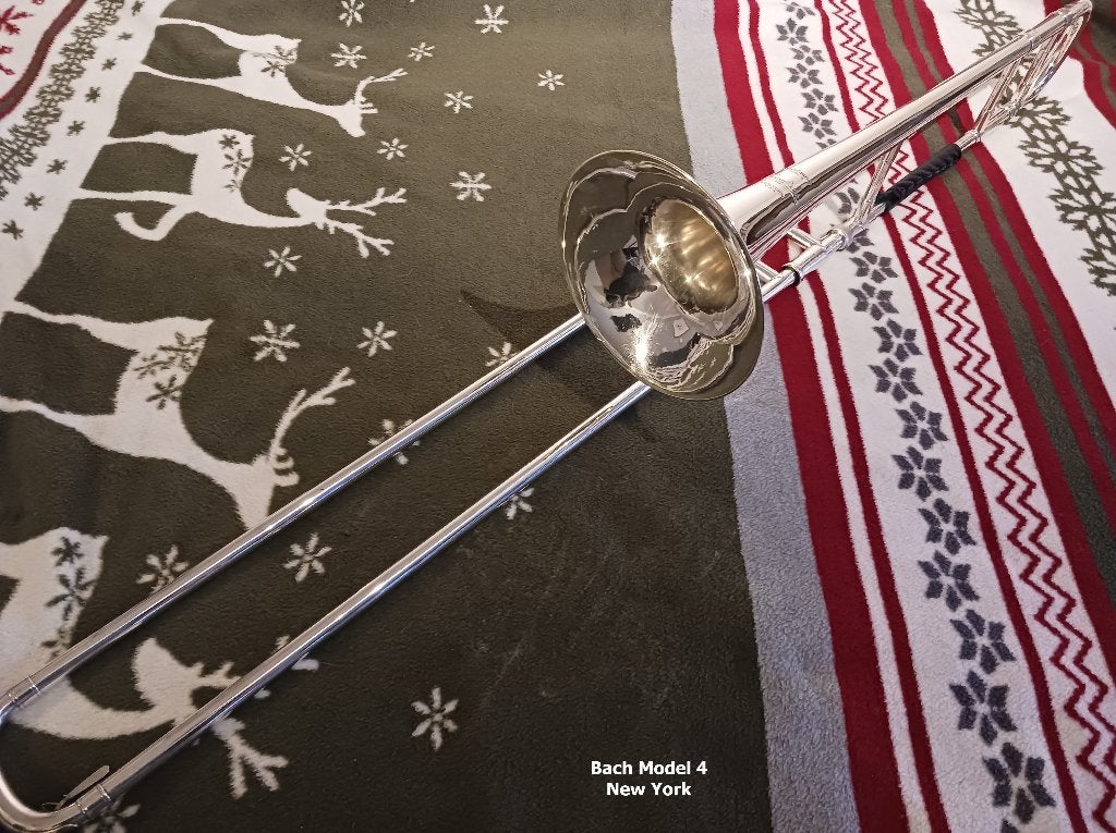 Bach Corporation Trombone - Model 4 - New York, Ophalen, Gebruikt, Tenor, Met koffer