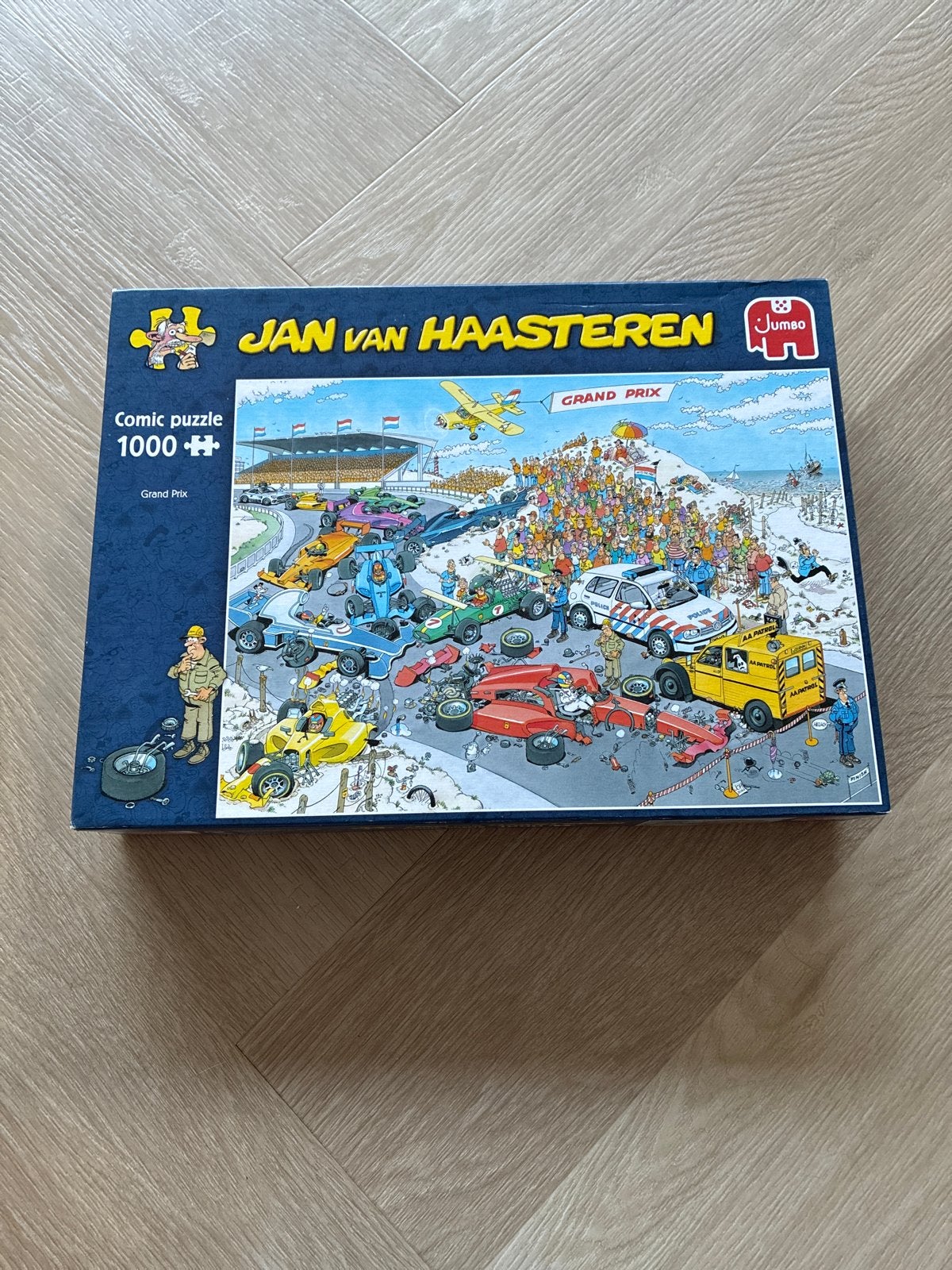 Jan van Haasteren Grand Prix Puzzel 1000 stukjes, Ophalen, 500 t/m 1500 stukjes, Zo goed als nieuw, Legpuzzel