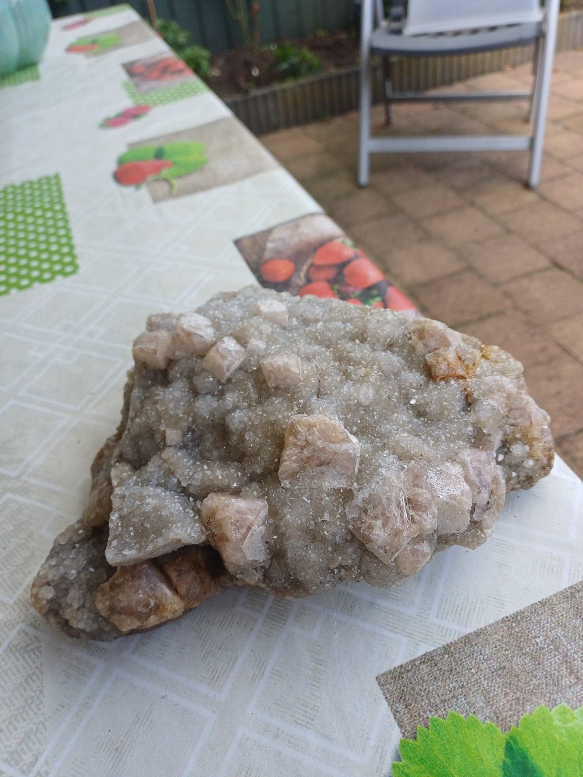 mooie  stuk mineralen verzamel stuk, Ophalen of Verzenden