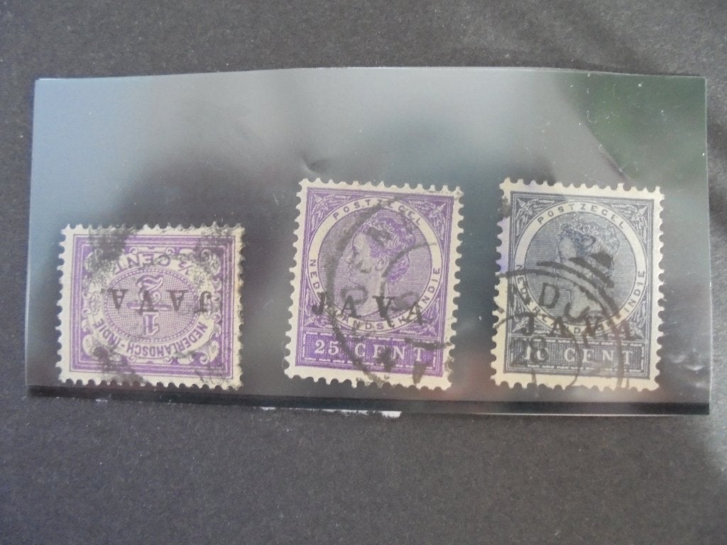 Postzegels Nederl. Indië- 1908-1909 opdruk Java, Postzegels en Munten, Verzenden, Postfris, Nederlands-Indië