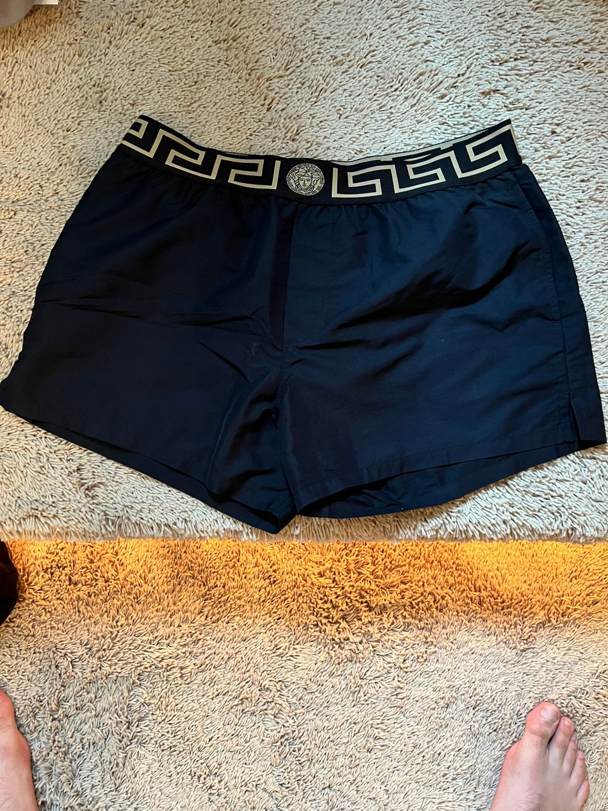 Versace zwem short, Ophalen of Verzenden, Maat 52/54 (L), Zwart, Zwemshort