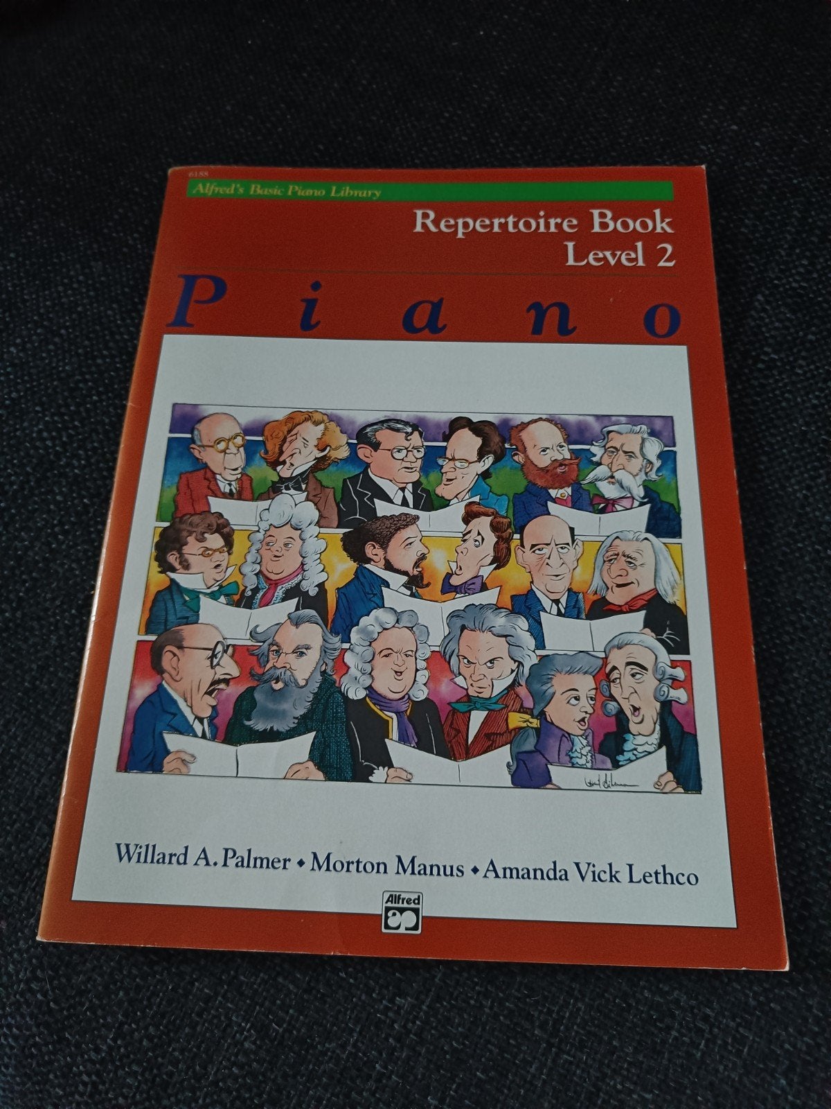 Alfred's Basic Piano Library Repertoire Boek Level 2, Muziek en Instrumenten, Gebruikt, Klassiek, Les of Cursus, Ophalen of Verzenden