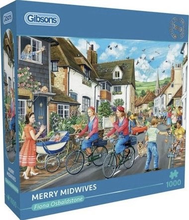 Gibsons - Merry Midwives - 1000 stukjes, Ophalen of Verzenden, 500 t/m 1500 stukjes, Nieuw, Legpuzzel