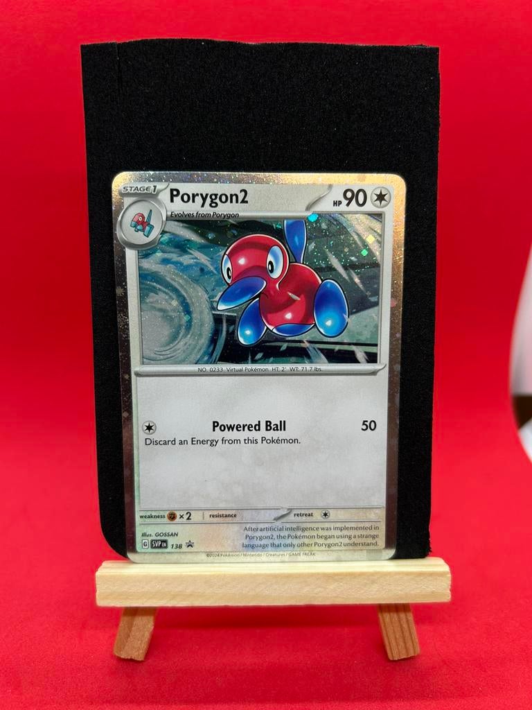 Pokémon Porygon2 Holo Promo #38 Black Star, Ophalen of Verzenden, Zo goed als nieuw