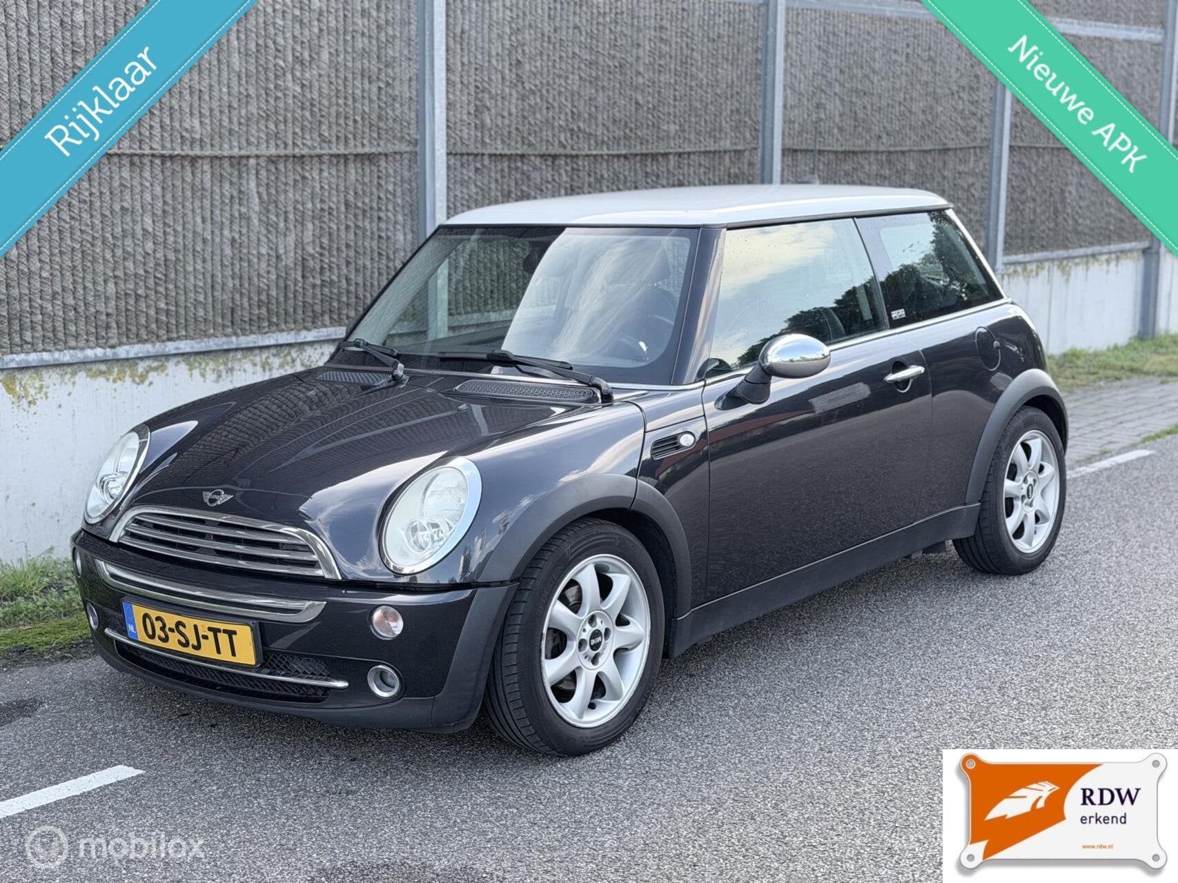 Mini 3-Deurs 1.6 Cooper Park Lane NAP/NWE APK/AIRCO/GOEDE BA, Auto's, Voorwielaandrijving, Gebruikt, 4 cilinders, 4 stoelen