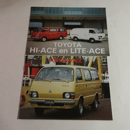 Toyota Hi-Ace & Lite-Ace folder origineel NL tekst brochure, Ophalen of Verzenden, Gelezen, Toyota