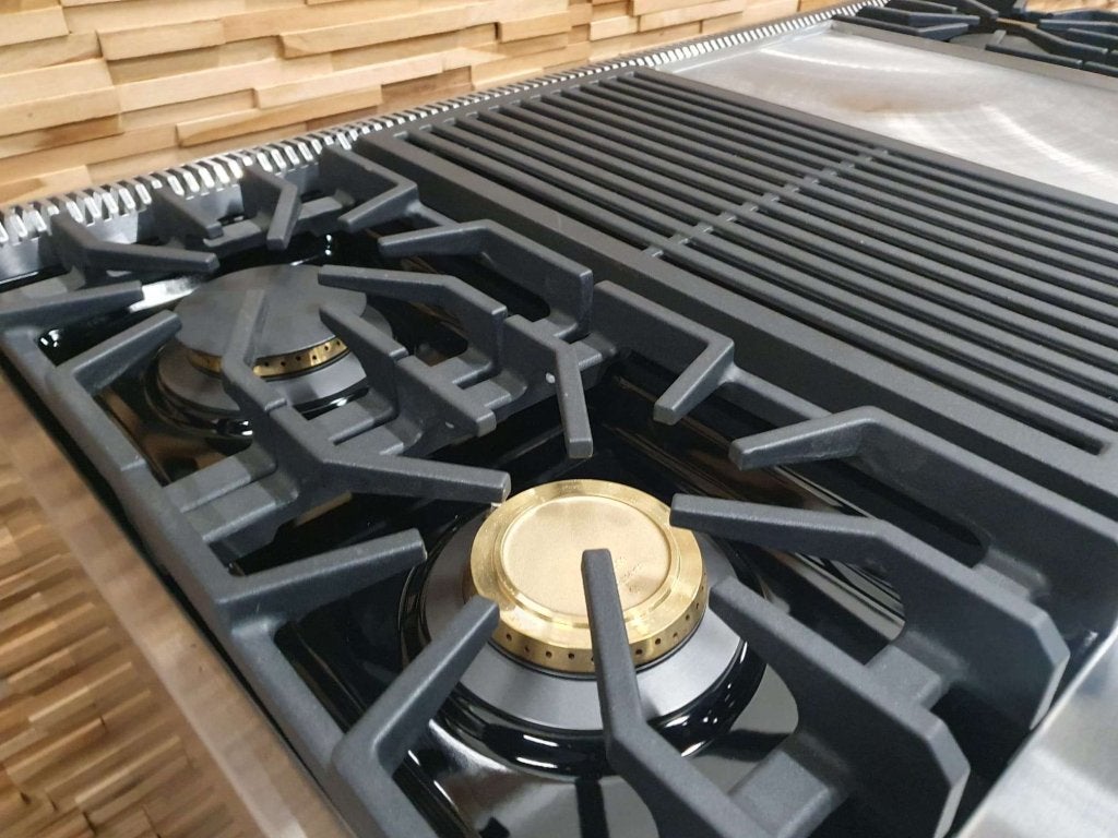 🔥Viking Fornuis 120cm RVS 2 GASOVEN showroom model, Niet ingevuld, 60 cm of meer, Niet ingevuld, Zo goed als nieuw