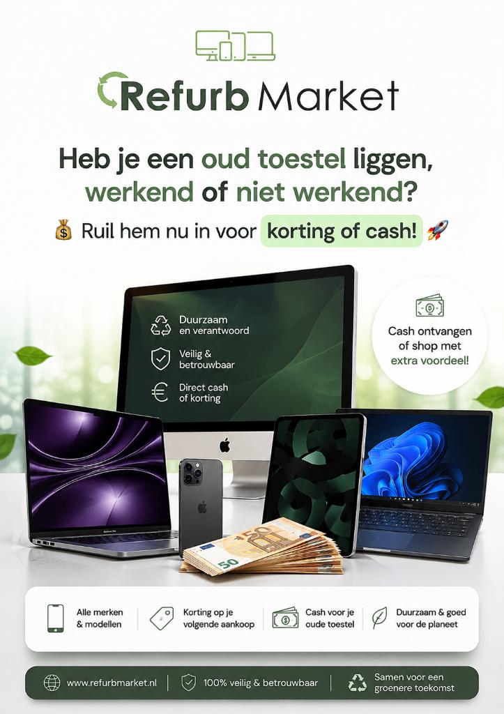 Ruil je oude laptop of computer in!, Ophalen of Verzenden, Gebruikt, 15 inch, Onbekend