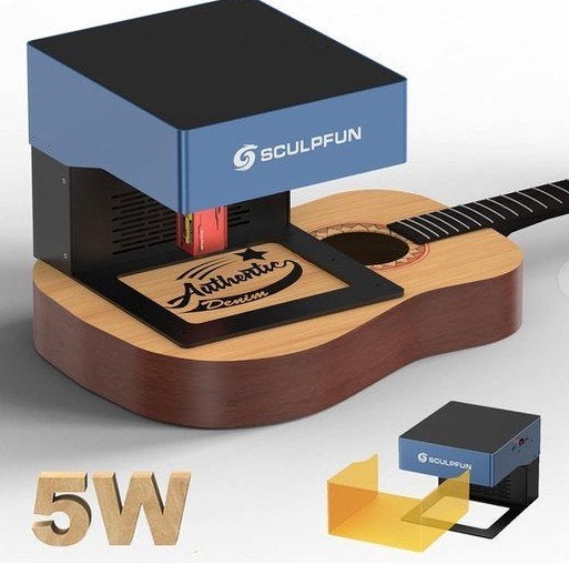 Foto 3 van Sculpfun iCube Pro 5W Lasergraveermachine