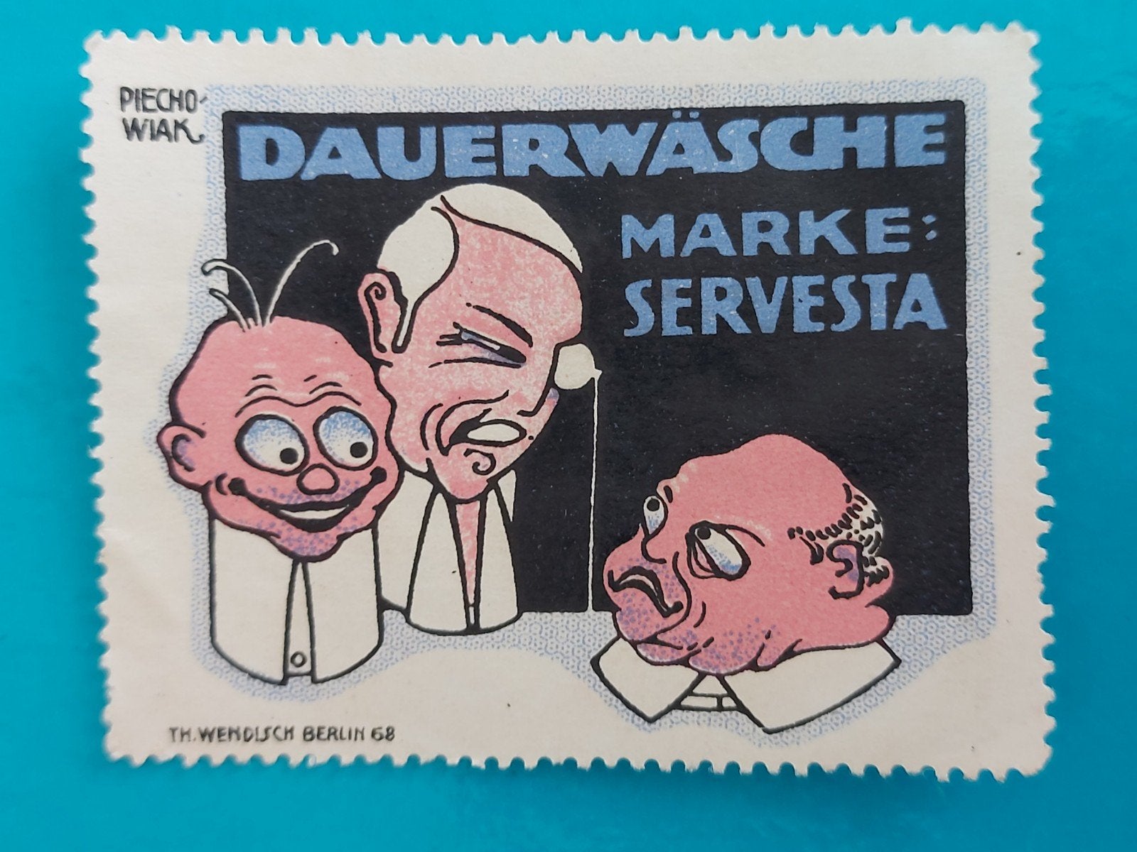 Sluitzegel Dauerwäsche - Piechowiak, Verzamelen, Verzenden