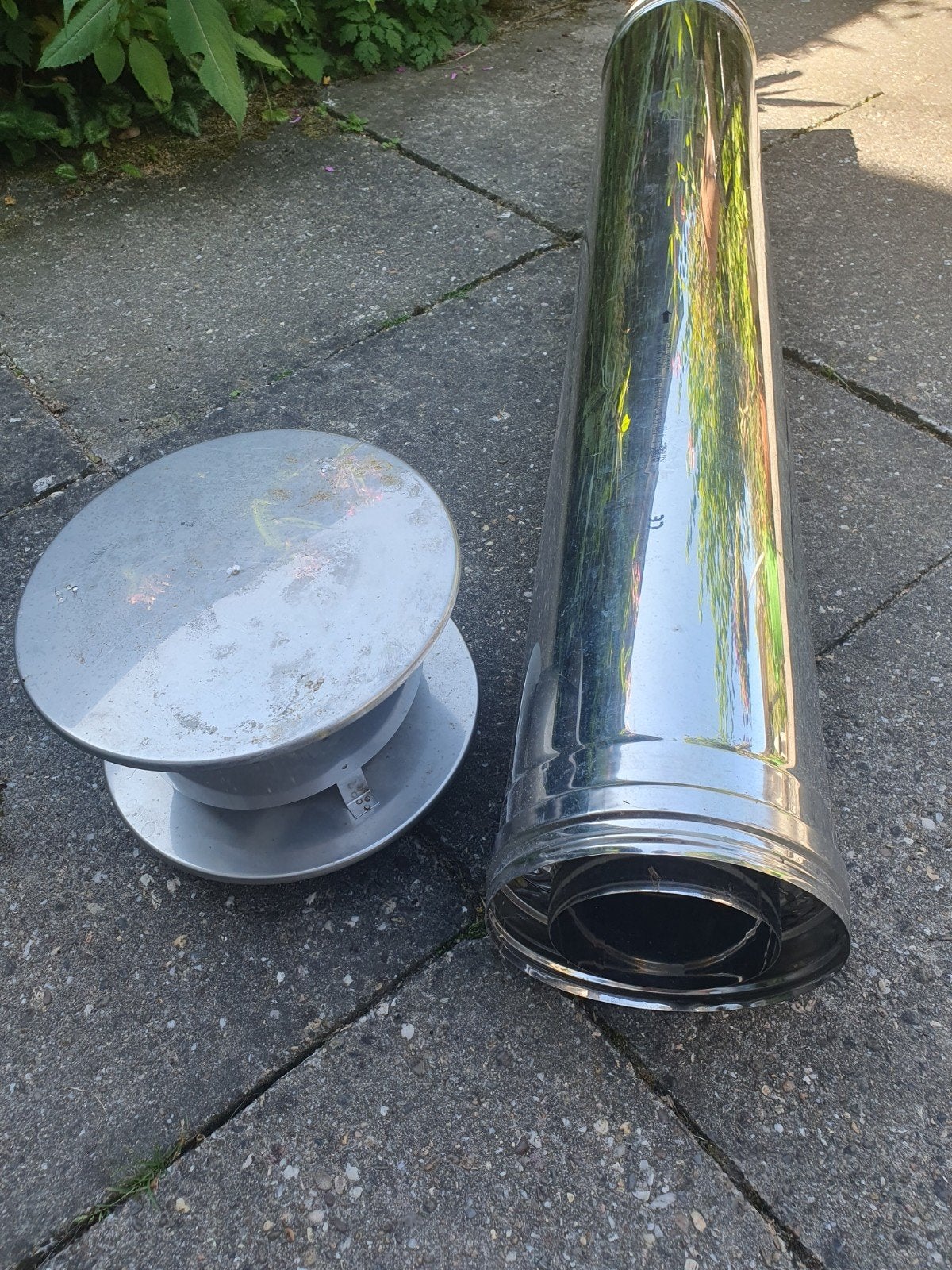 ROOKGAS PIJPEN / KANALEN Rond 100mm. RVS nieuw, Ophalen, Overige typen, Nieuw, Rvs