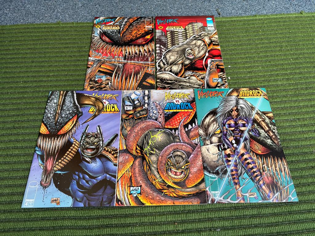 Violator vs Badrock (1-4 compleet + variant, 10 Euro), Complete serie of reeks, Ophalen of Verzenden, Gelezen, Amerika