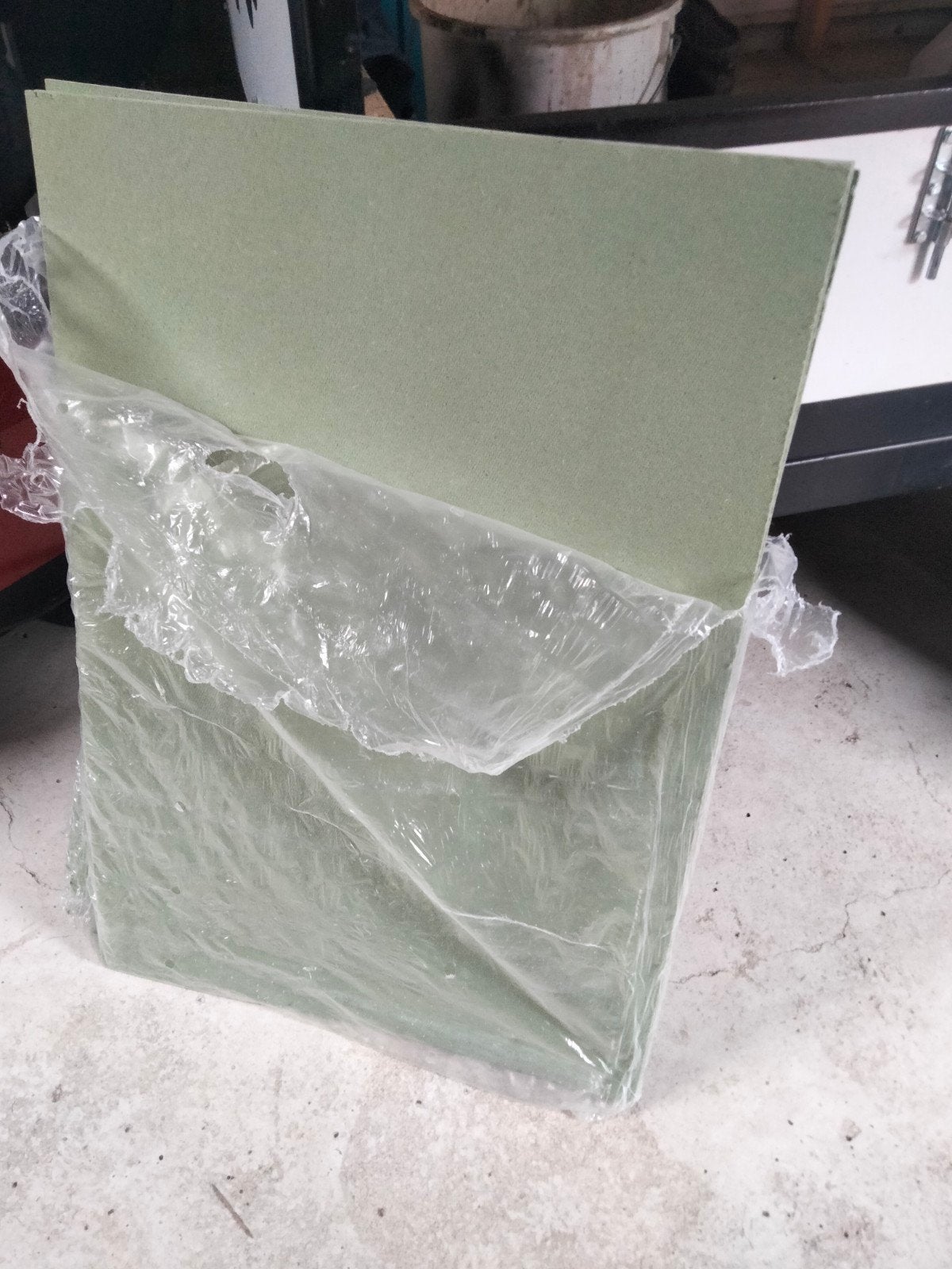 Gratis 3 ondervloerplaten laminaat 60x85 cm, 5mm dik, Doe-het-zelf en Verbouw, Ophalen, Overige materialen, 30 cm of meer, Gebruikt
