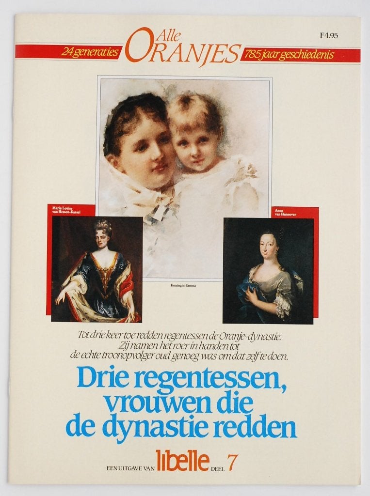 Alle Oranjes - Drie regentessen (1985) Libelle, Verzamelen, Verzenden, Onbekend, Zo goed als nieuw, Onbekend