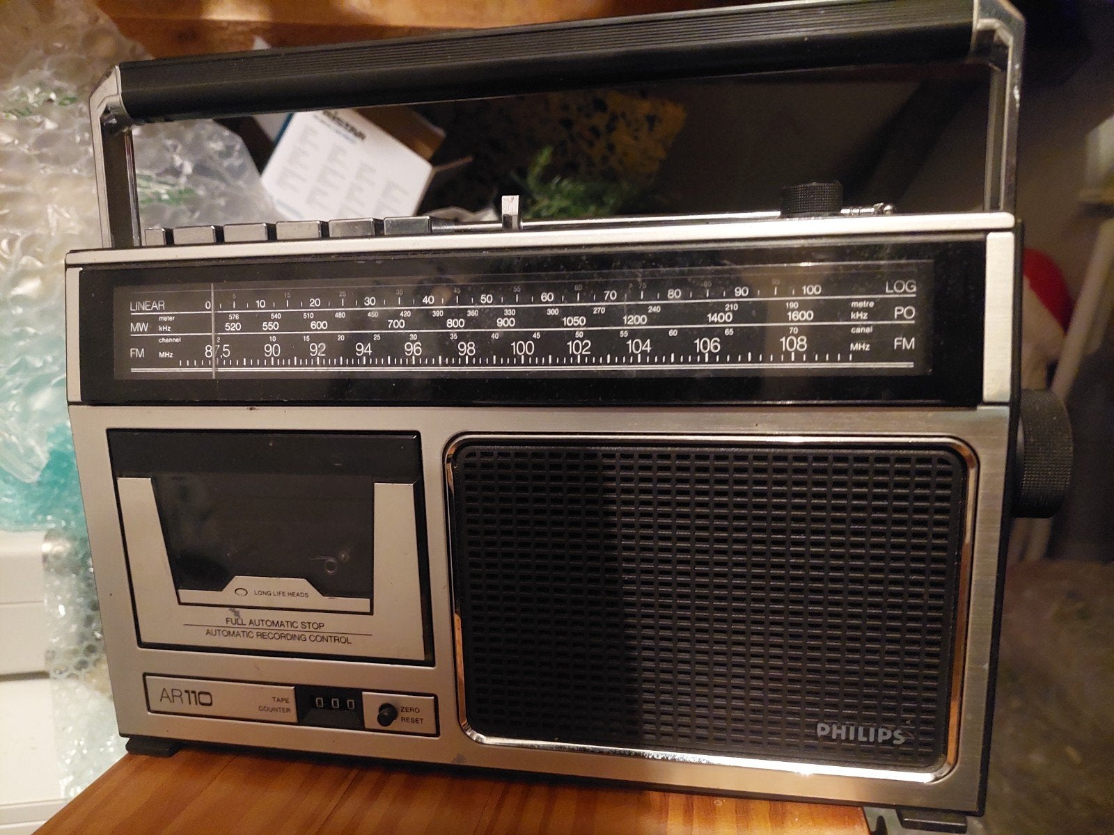 Philips AR110 Radio Cassette Recorder en phillips 515, Audio, Tv en Foto, Ophalen of Verzenden, Gebruikt, Radio
