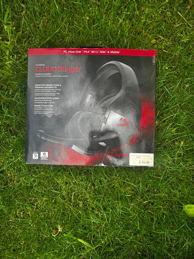 HyperX Cloud Stinger Gaming Headset - Nieuw in doos, Computers en Software, Headsets, Zo goed als nieuw, Ophalen of Verzenden