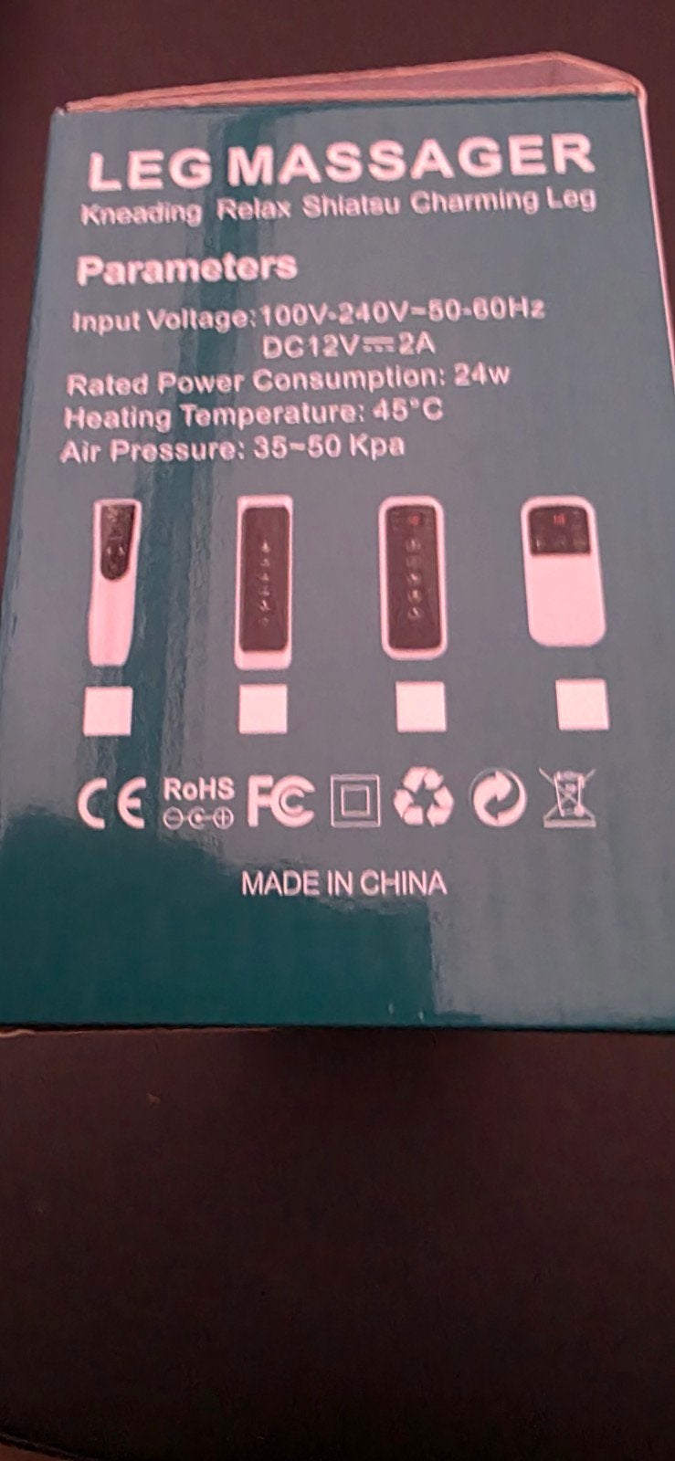 Leg Massager Knie-, Relax- en Shiatsu-massageapparaat, Verzenden