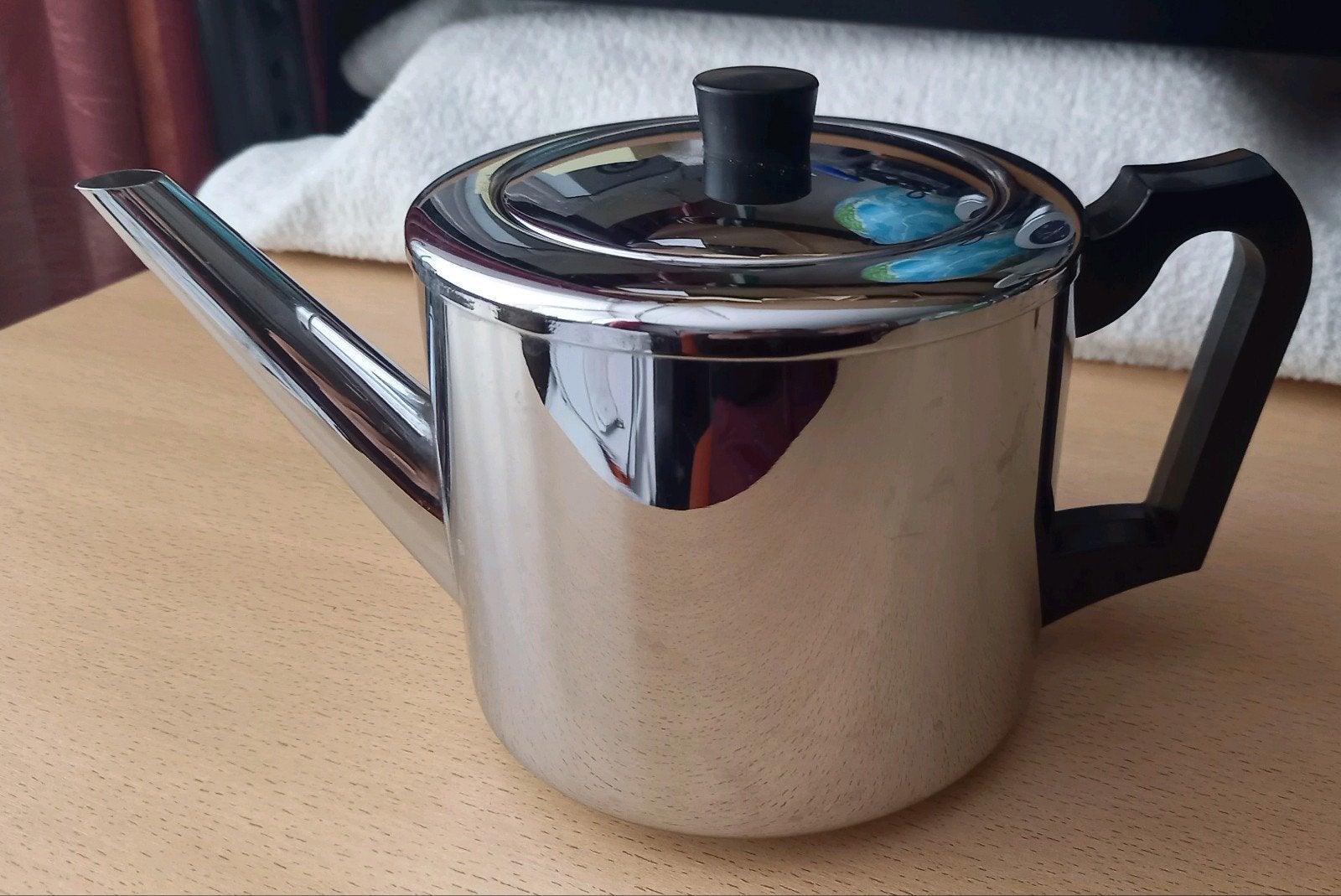 Bredemeijer dubbelwandige theepot, Ophalen of Verzenden, Zo goed als nieuw, Rvs, Pot, Bus of Blik