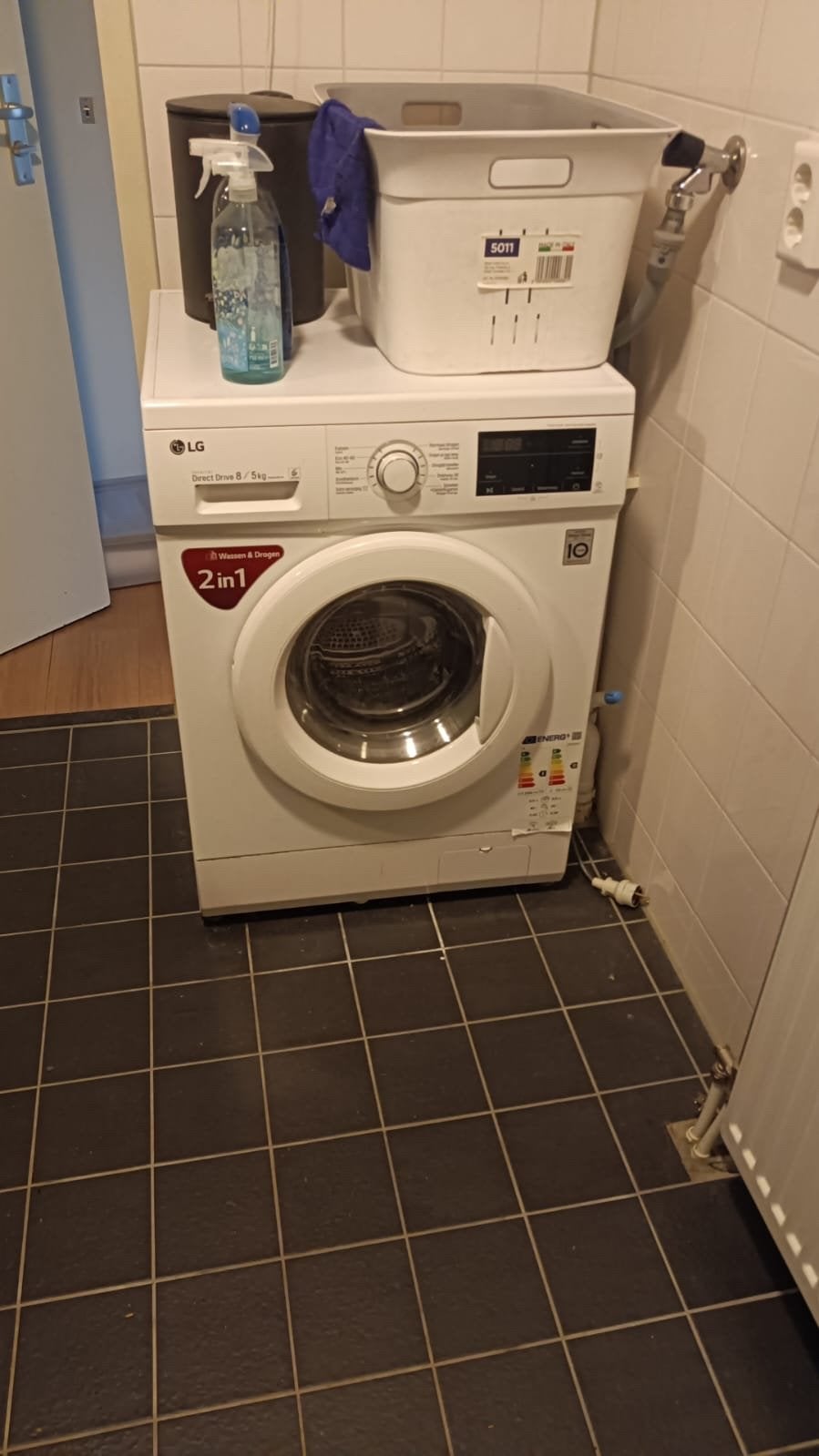 LG Wasmachine - Werkt perfect!, 6 tot 8 kg, Ophalen, Gebruikt, 85 tot 90 cm