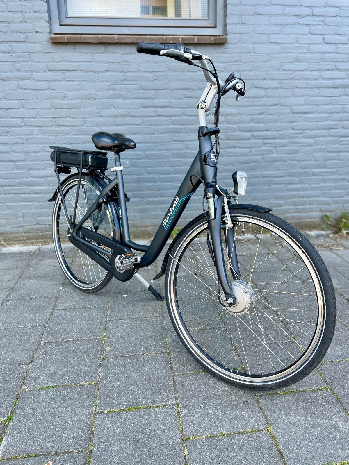 Sundvall elektrische damesfiets, maat 49, 10 Ah accu, Fietsen en Brommers, Overige merken, Gebruikt, Ophalen of Verzenden, 47 tot 51 cm