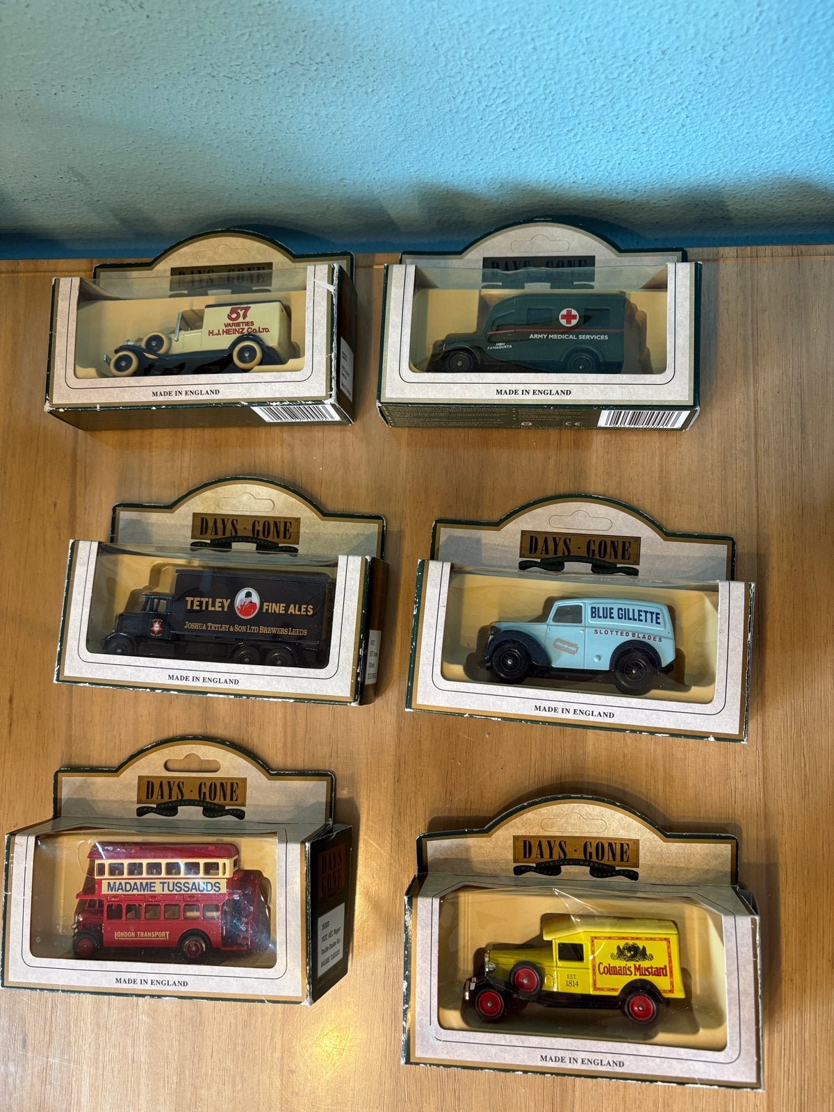 Days Gone Vintage Modelauto's - Set van 6 als nieuw!!, Ophalen of Verzenden, Zo goed als nieuw, Overige typen, Overige merken