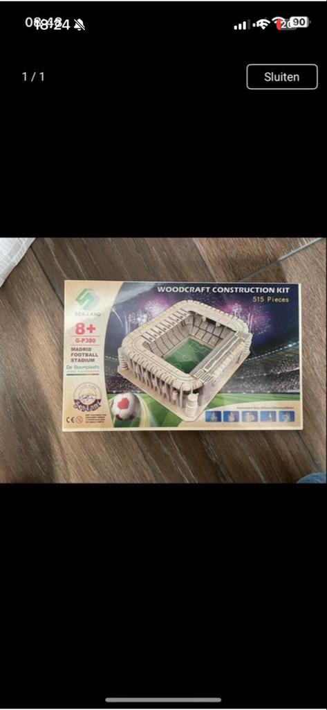 Modelbouw stadion madrid, Ophalen of Verzenden, Nieuw, Buitenlandse clubs, Shirt