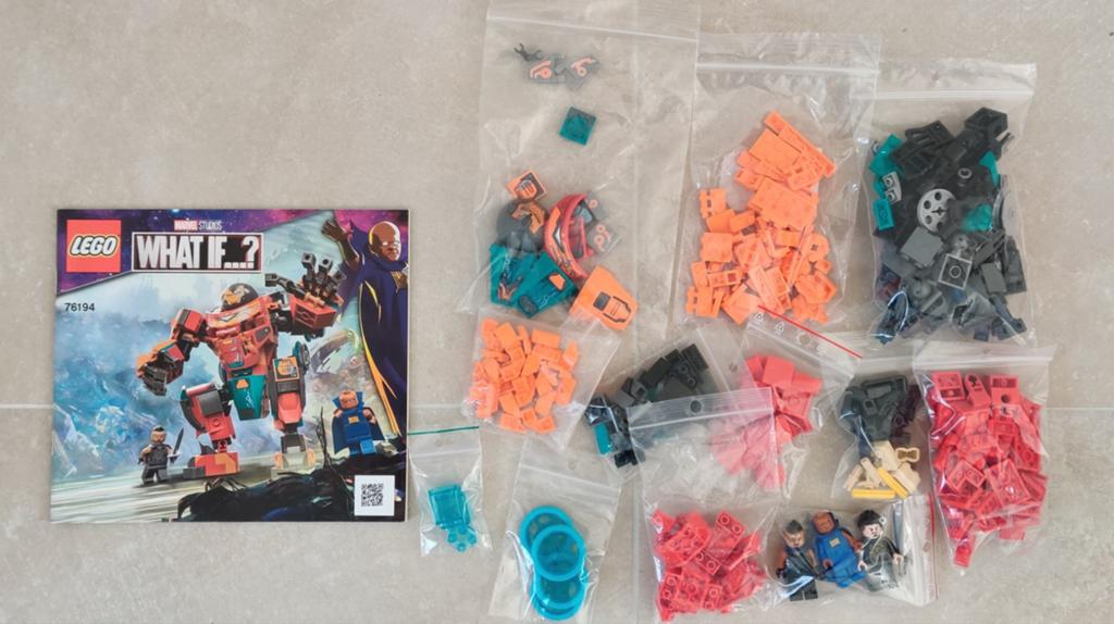 76194 - Tony Stark's Sakaarian Iron Man, Compleet, Marvel, Lego, Ophalen of Verzenden
