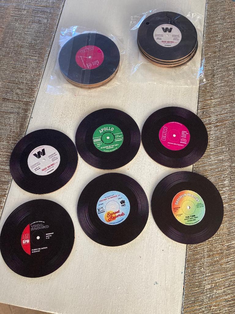 Onderzetters  single/vinyl, Ophalen of Verzenden, Nieuw, Glas of Kopje