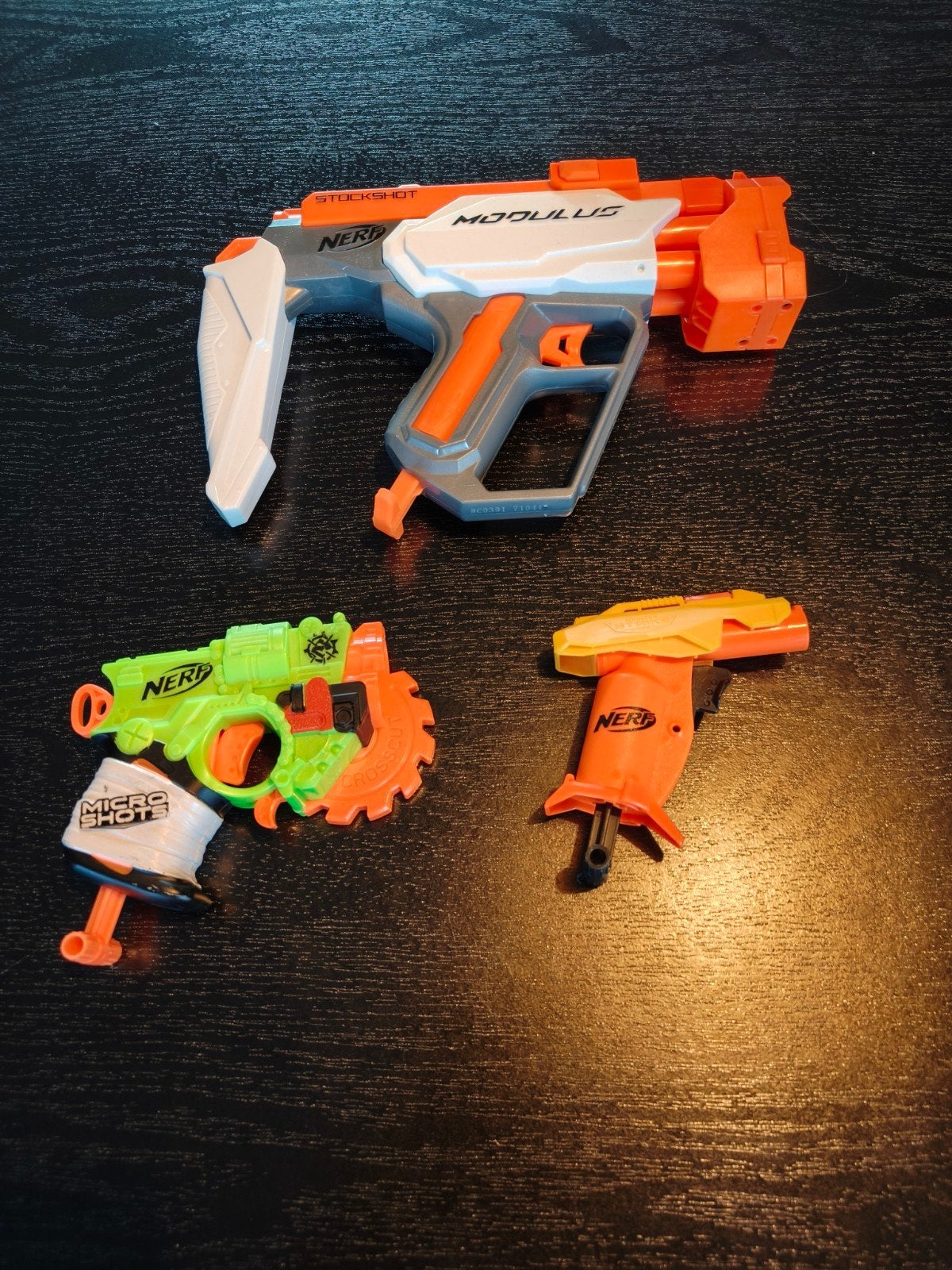 nerf N-strike modulus + nerf microsbar  zombie strike + nerf, Verzenden, Zo goed als nieuw