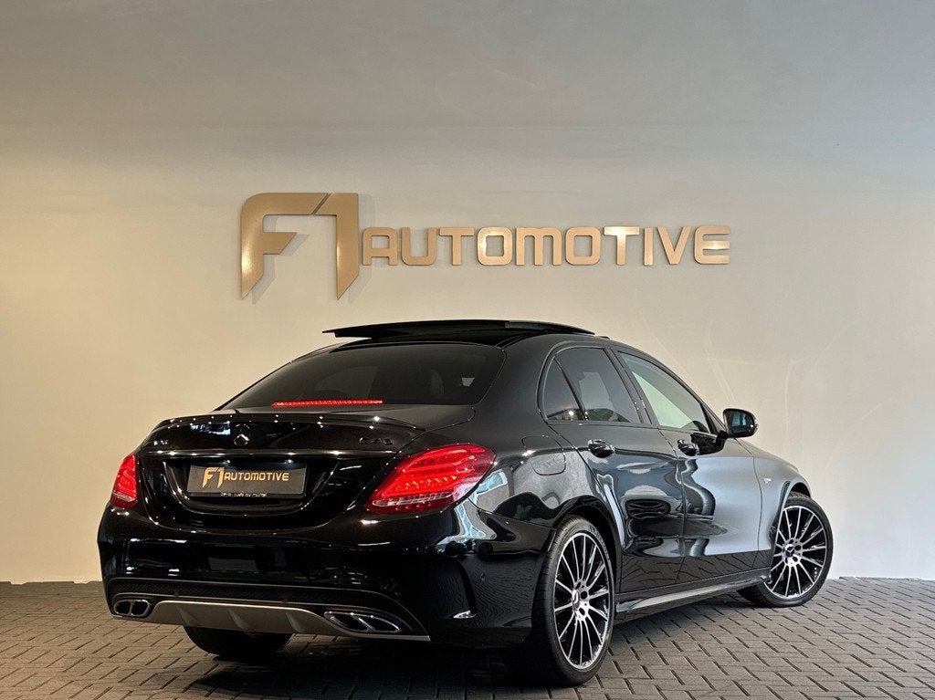 Mercedes-Benz C-klasse AMG 43 4MATIC Pano|Sportuitlaat|Night, 367 pk, Bedrijf, Vierwielaandrijving, 6 cilinders