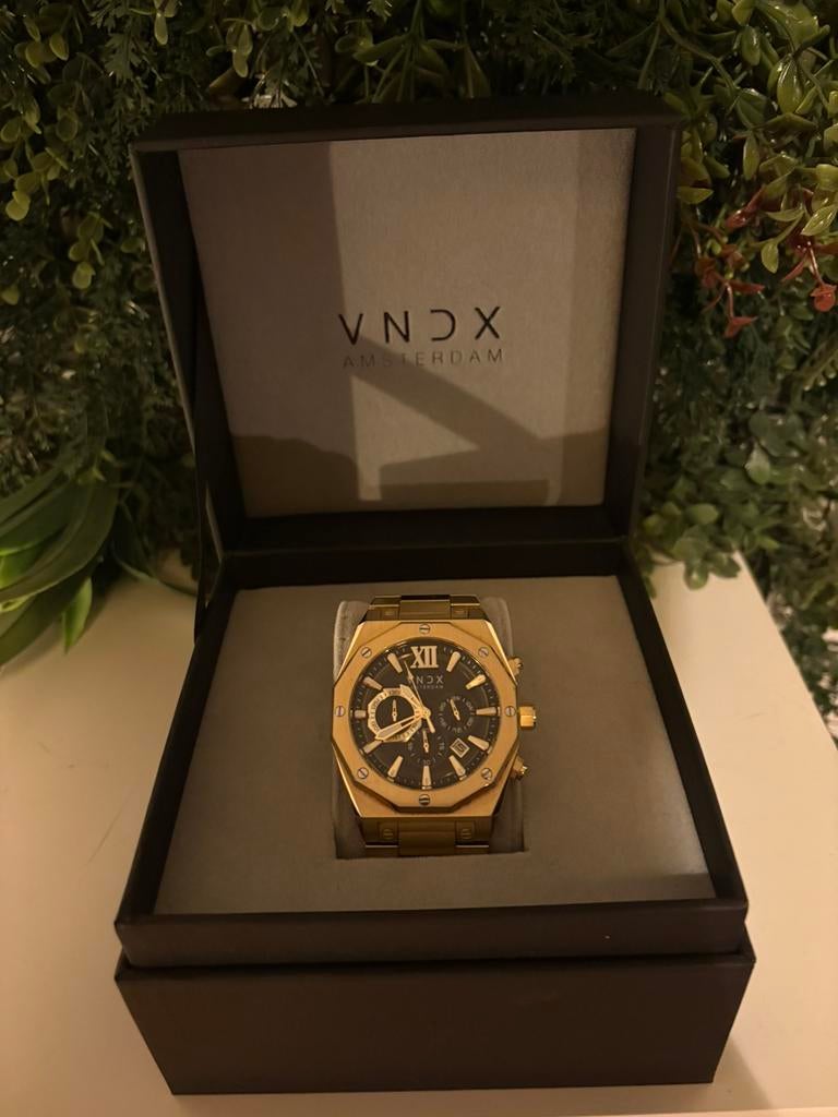 VNDX amsterdam, Wise Man Steel Goud Zwart, Ophalen of Verzenden, Zo goed als nieuw, Staal, Overige merken
