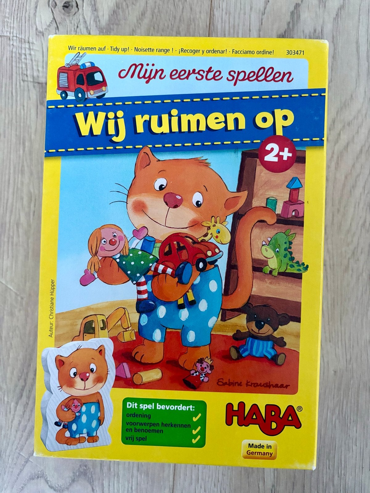 HABA Mijn eerste spellen: Wij ruimen op (2+), Een of twee spelers, Ophalen, Gebruikt