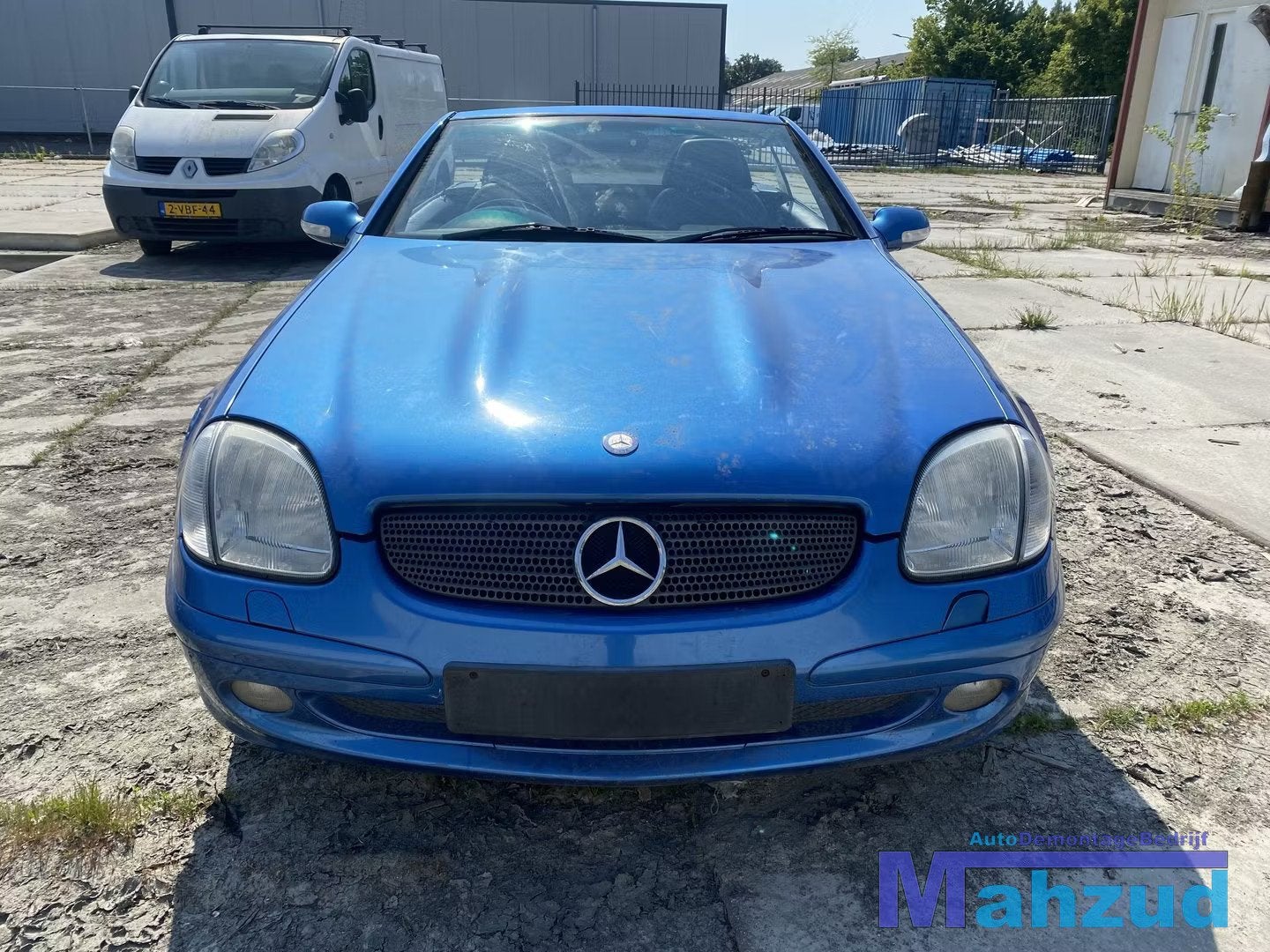 MERCEDES SLK R170 Blauw 372 voorkop 1996-2004, Auto-onderdelen, Gebruikt, Mercedes-Benz AG, Voor, Mercedes-Benz