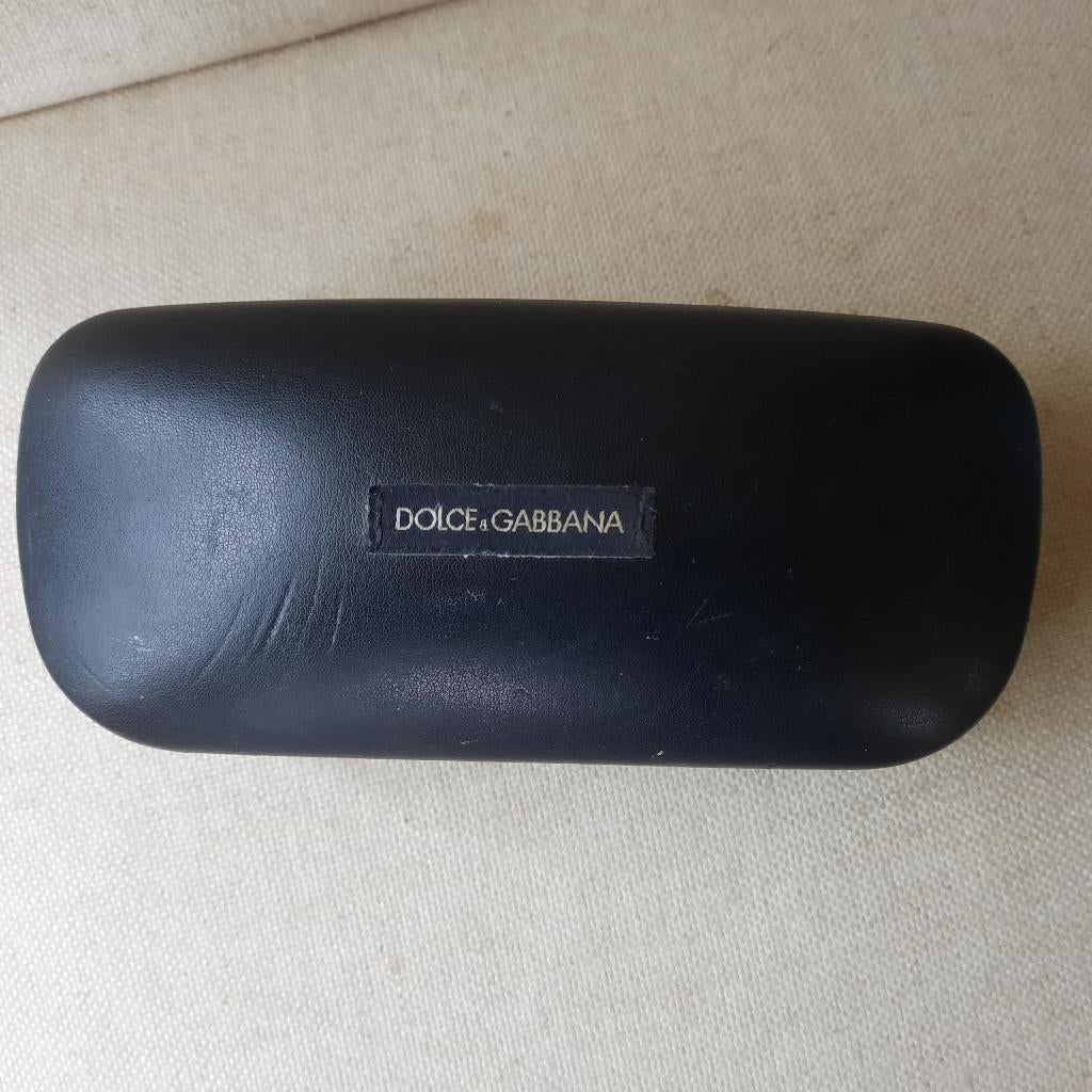 Dolce en Gabbana D&G brillenhoes zwart, Ophalen of Verzenden, Zo goed als nieuw, Zwart, Dolce & Gabbana