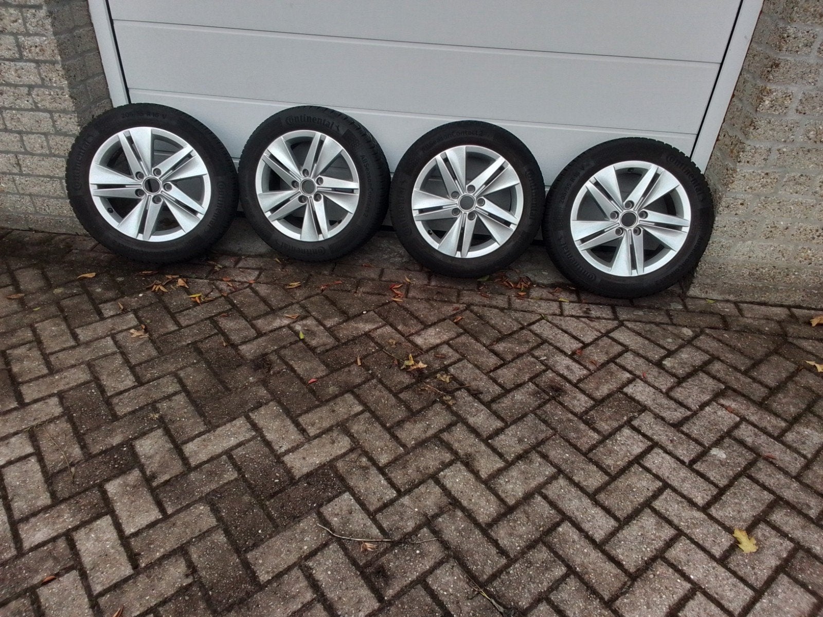 4 banden voor vw golf 205/155 r 16 v continental, 16 inch, All Season, Band(en), 205 mm
