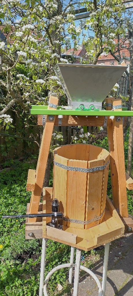 Appelpers, fruitpers, en appelmolen, Ophalen, Gebruikt
