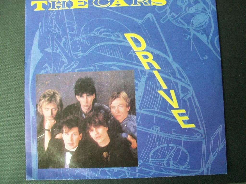 THE CARS met DRIVE uit 1984 in nieuwstaat, Verzenden, 7 inch, Beschermende buitenhoes, Zo goed als nieuw