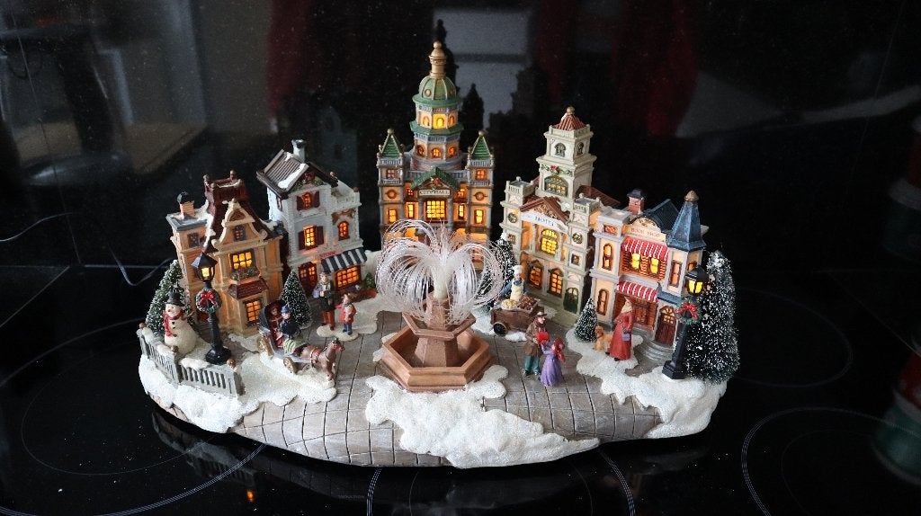 kersttafereel, passend bij Lemax, Ophalen of Verzenden, Zo goed als nieuw
