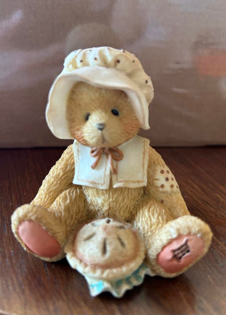 Cherished Teddies 1993 Nicole taartje, Ophalen, Zo goed als nieuw, Beeldje, Cherished Teddies