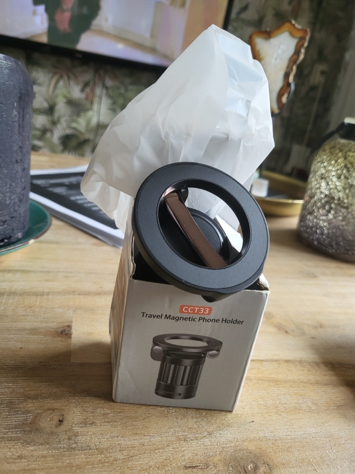 CCT33 Travel Magnetische Telefoonhouder, Ophalen of Verzenden, Nieuw, Overige typen, Universeel