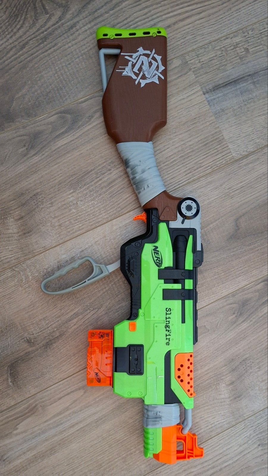 Nerf Slingfire incl magazijn met 6 pijltjes, Kinderen en Baby's, Speelgoed | Buiten | Actiespeelgoed, Ophalen, Zo goed als nieuw