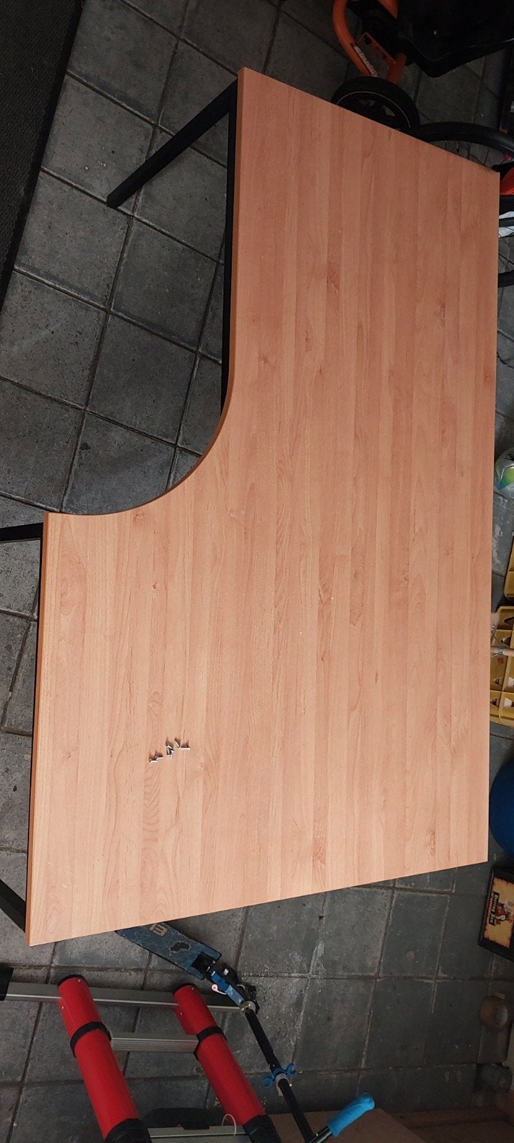 Hoekbureau 120x180cm - Ruim en functioneel, Ophalen, Zo goed als nieuw, Bruin, Hoekbureau
