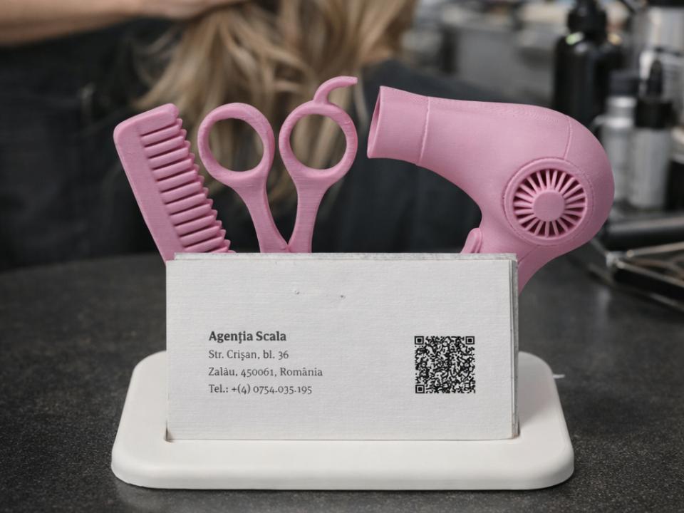 Visitekaartjes Houder Kapper | Salon Balie Accessoire, Diversen, Bureau-accessoires, Ophalen of Verzenden