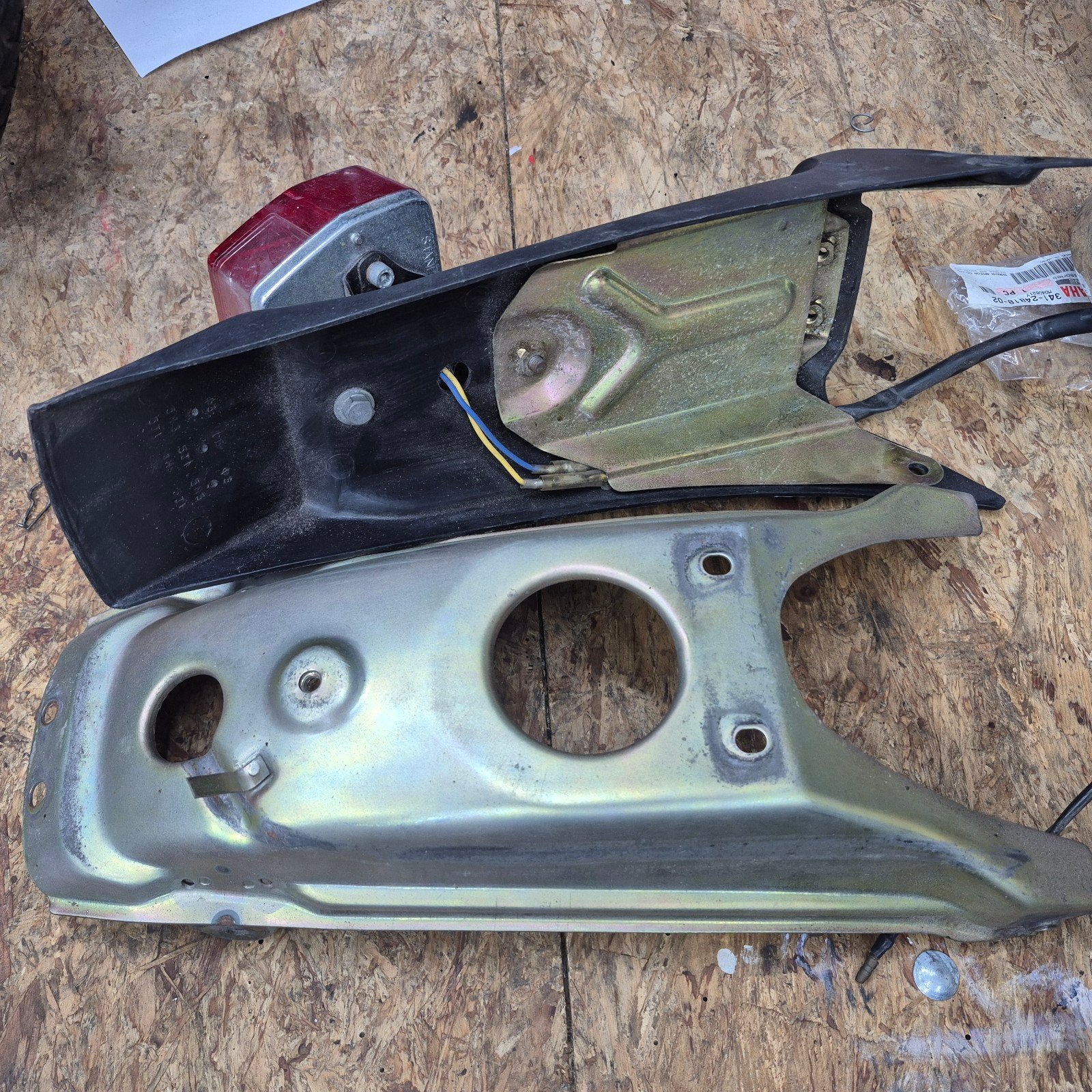 Origineel achter verlengstuk Yamaha DT50MX, Ophalen of Verzenden, Gebruikt