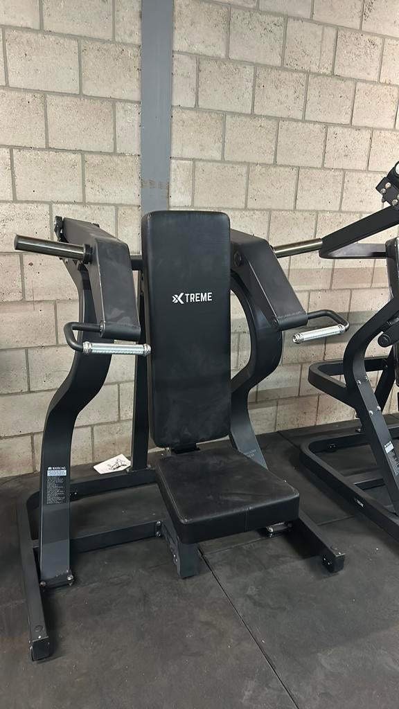 Plate loaded Shoulder press, Ophalen of Verzenden, Zo goed als nieuw, Benen