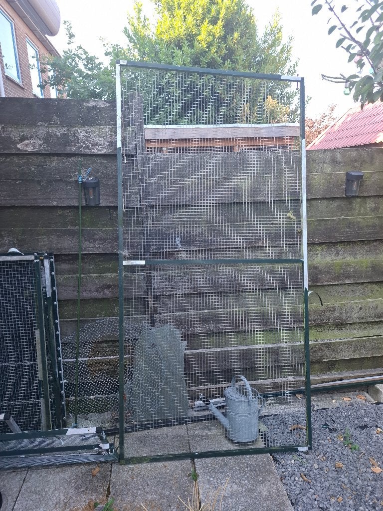 Gaas elelmenten 2 meter hoog 1meter breed, Ophalen, Gebruikt