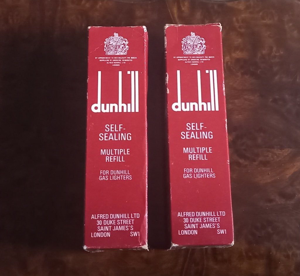 Vintage Dunhill gas/vulling, Verzenden, Zo goed als nieuw, Aansteker
