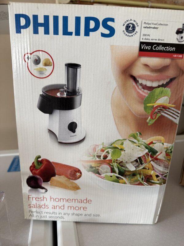 Nieuwe Philips Saladmaker uit de Viva Collection, Ophalen of Verzenden, Nieuw, 3 snelheden of meer